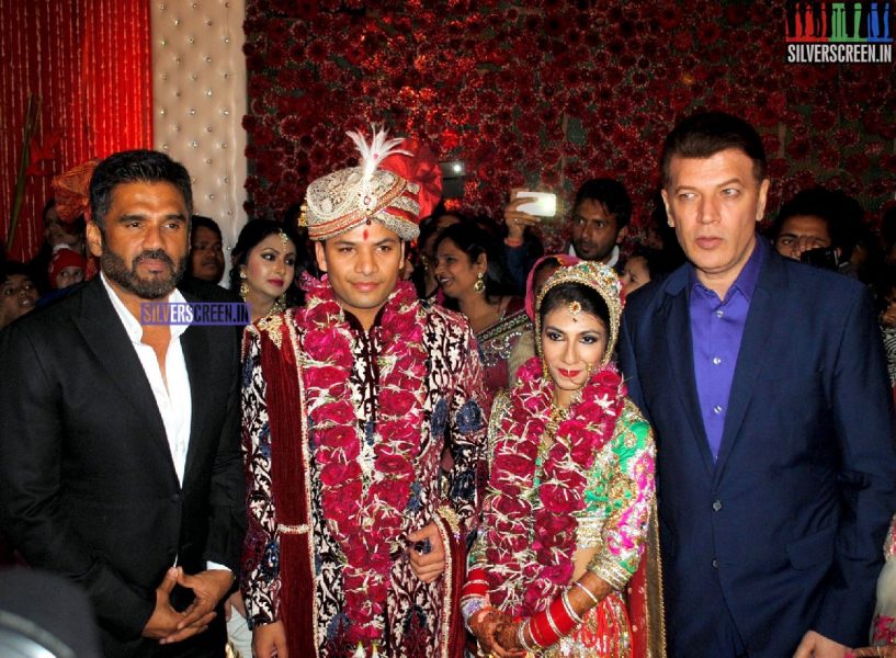 Actress Neha Dhupia at Krishna Choudhary's Daughter's Wedding