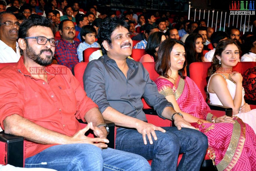 Nagarjuna and Amala Akkineni at Actor Akhil Akkineni Debut Movie Launch