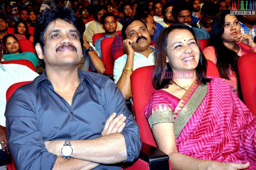 Nagarjuna and Amala Akkineni at Actor Akhil Akkineni Debut Movie Launch