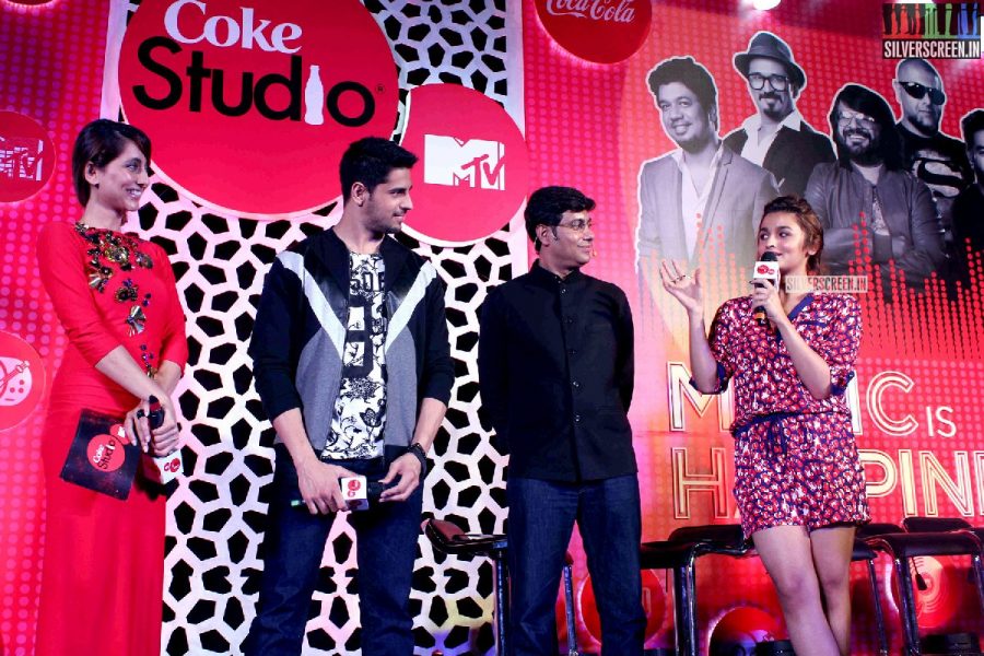 Alia Bhatt at MTV Coke Studio Launch Photos