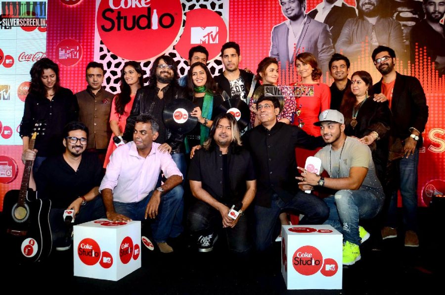 Alia Bhatt at MTV Coke Studio Launch Photos