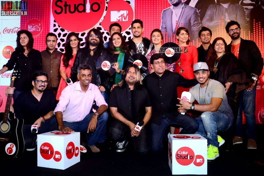 Alia Bhatt at MTV Coke Studio Launch Photos