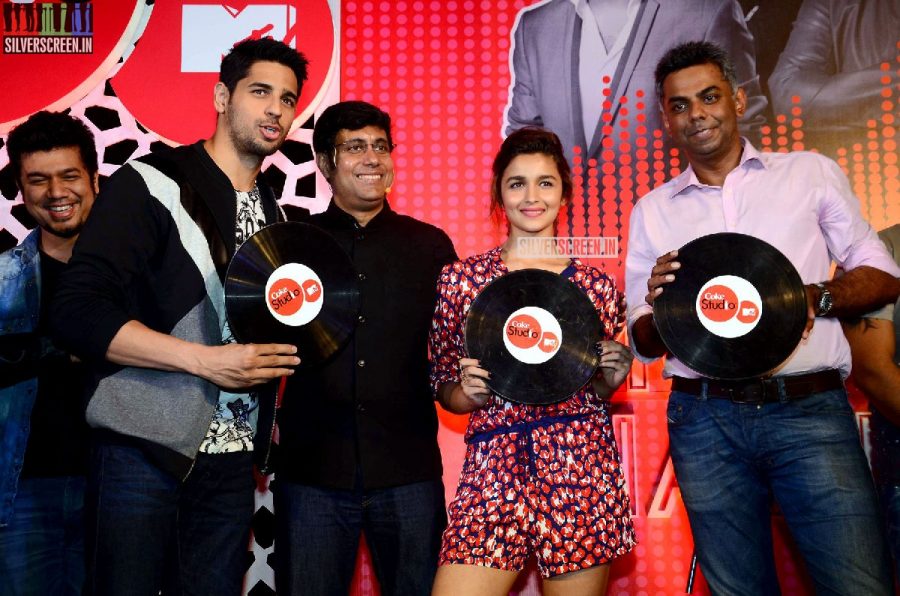 Alia Bhatt at MTV Coke Studio Launch Photos