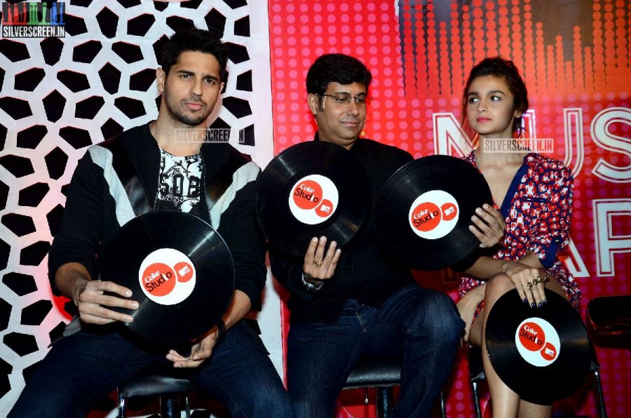 Alia Bhatt at MTV Coke Studio Launch Photos