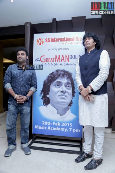 Mandolin Shrinivas Tribute Press Meet Photos