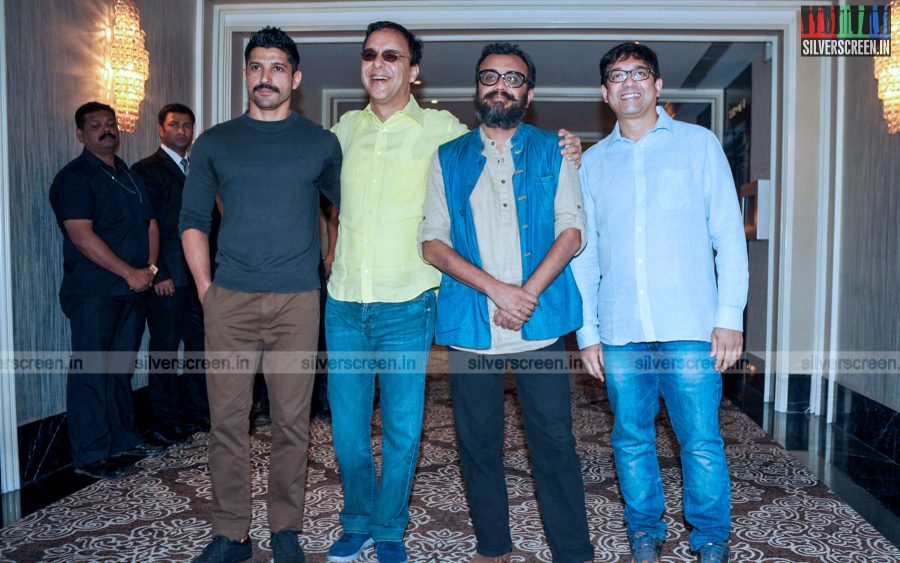 Farhan Akhtar at the Launch of Guru Dutt's Screenplay Books