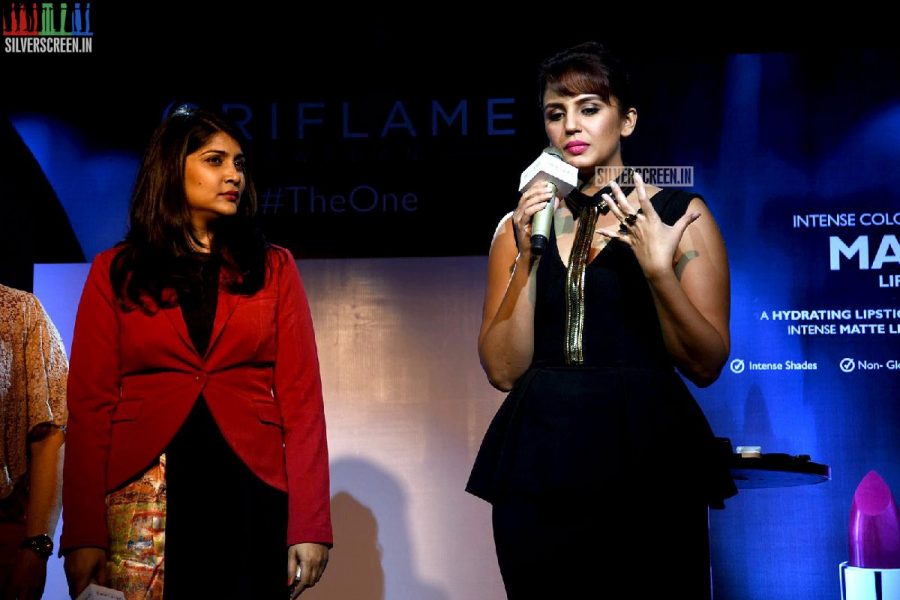 Launch of New Oriflame Matte Lipstick Photos