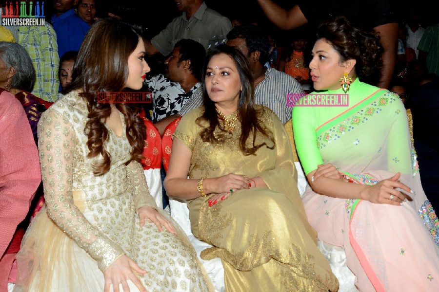 Kajal Aggarwal and Tamannaah at a Wedding