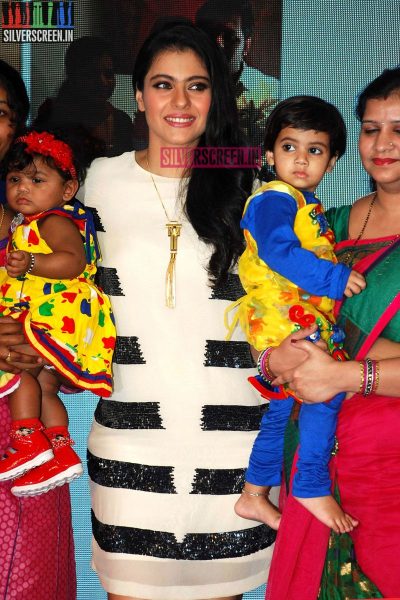 Kajol At The Huggies Priceless Moments Mobile Campaign