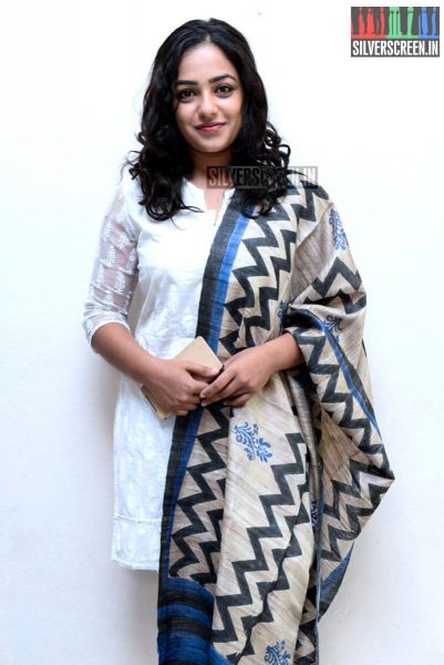 Nithya Menen at Malli Malli Idi Rani Roju Success Meet Photos