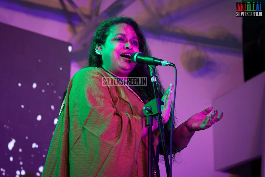 Singer Malgudi Subha at Rangrezaa Annual Music Talent Hunt HQ