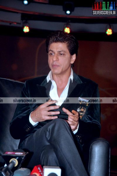 Shahrukh Khan at India Poochega Sabse Shaana Kaun Media Meet