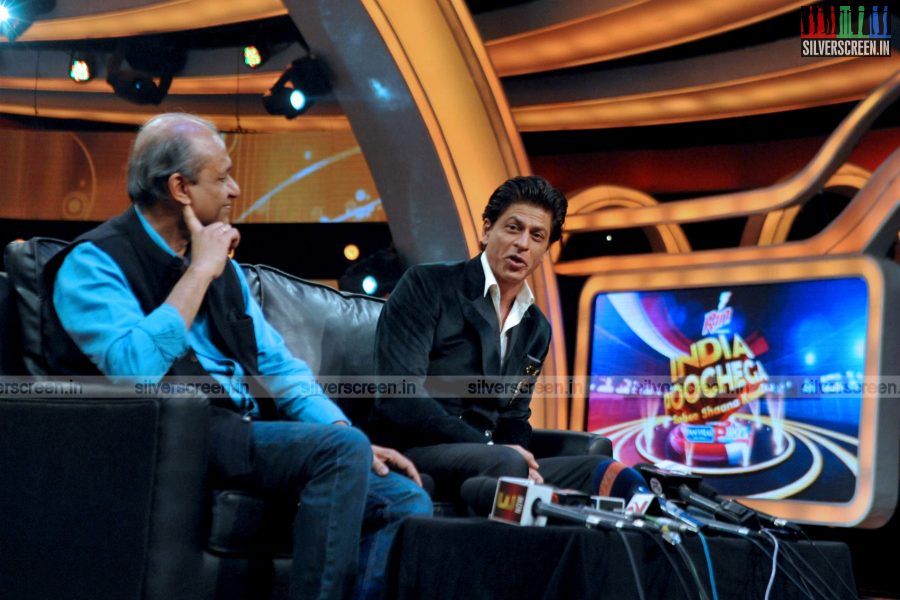 Shahrukh Khan at India Poochega Sabse Shaana Kaun Media Meet