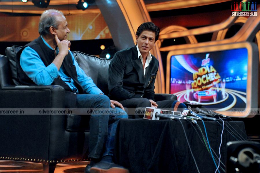 Shahrukh Khan at India Poochega Sabse Shaana Kaun Media Meet