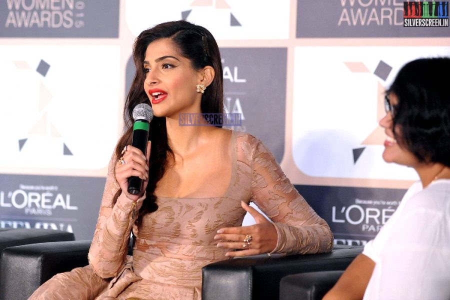 Sonam Kapoor at Loreal Launch Event Photos