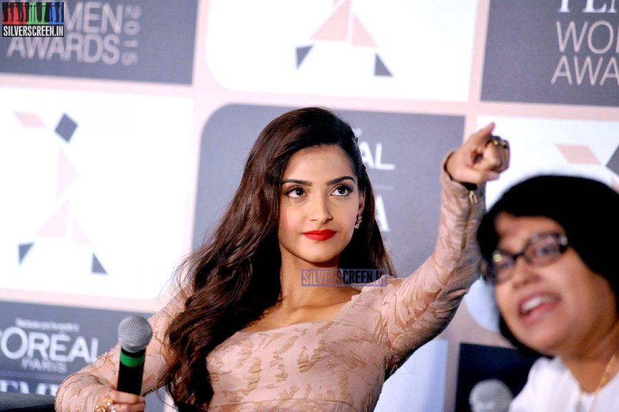 Sonam Kapoor at Loreal Launch Event Photos