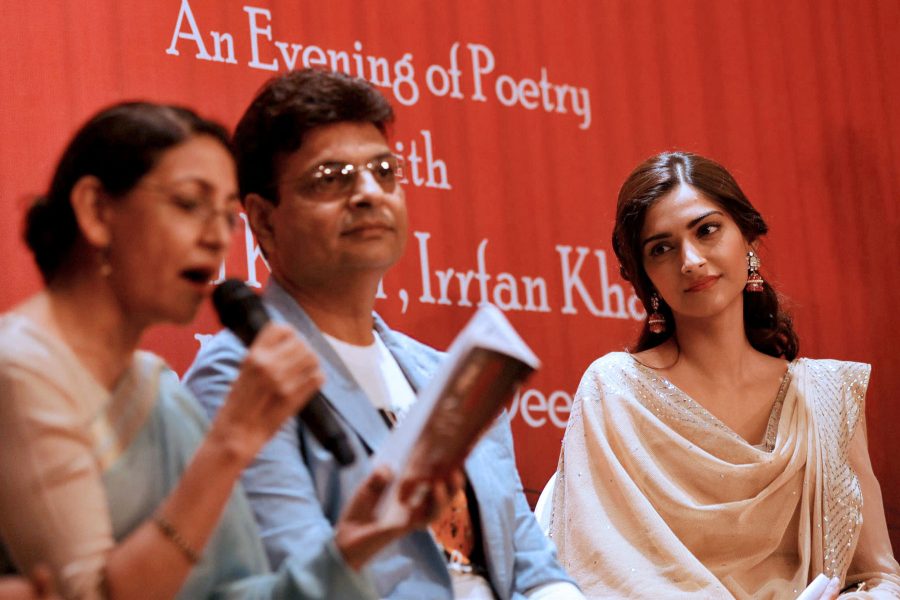 Actress Sonam Kapoor at Irshad Kamil's Ek Maheena Nazmon Ka Book Launch