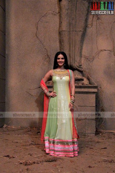 Sunny Leone at Leela Movie Shooting Spot Photos