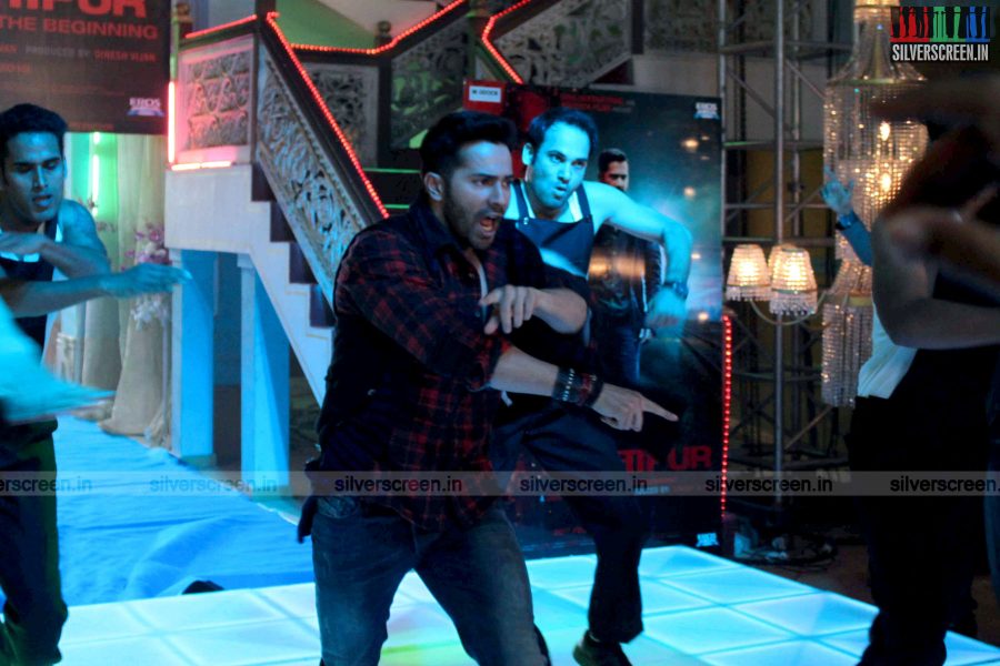 Varun Dhawan at Badlapur Movie Promotion at CID Sets Photos