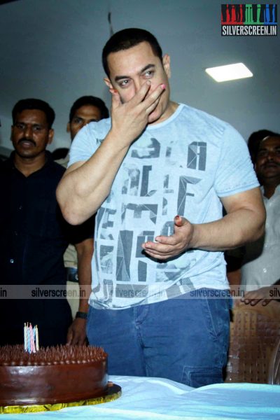 Aamir Khan's 50th Birthday Celebrations Photos