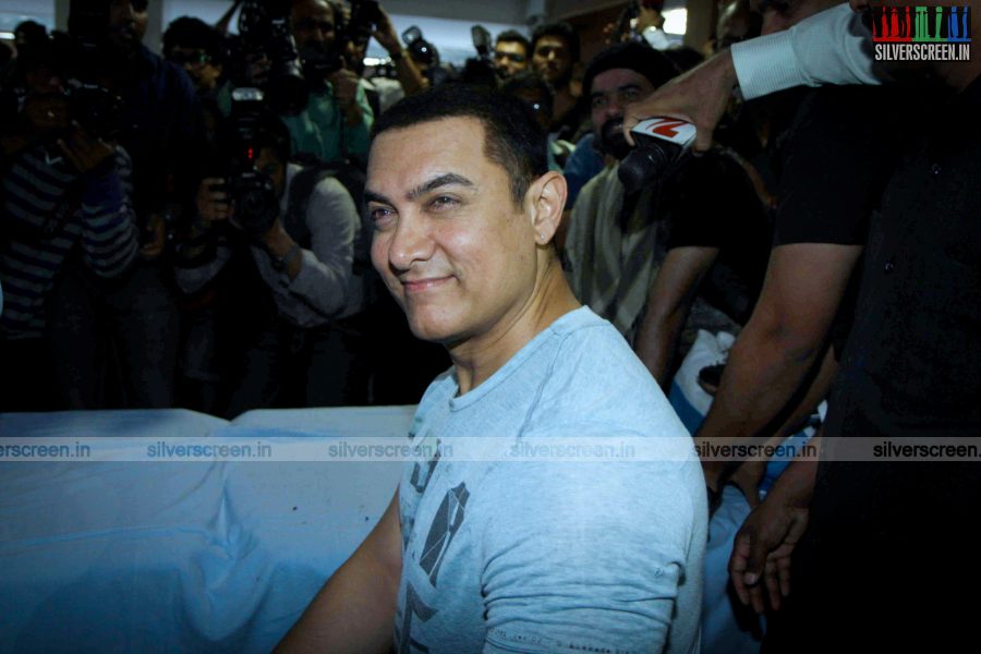 Aamir Khan's 50th Birthday Celebrations Photos