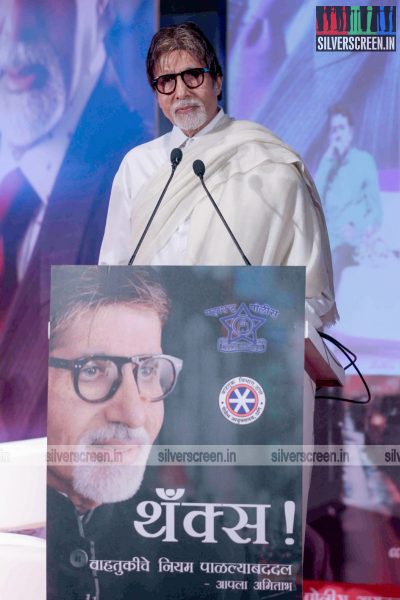 Amitabh Bachchan Launches Road Safety Awareness Campaign Photos