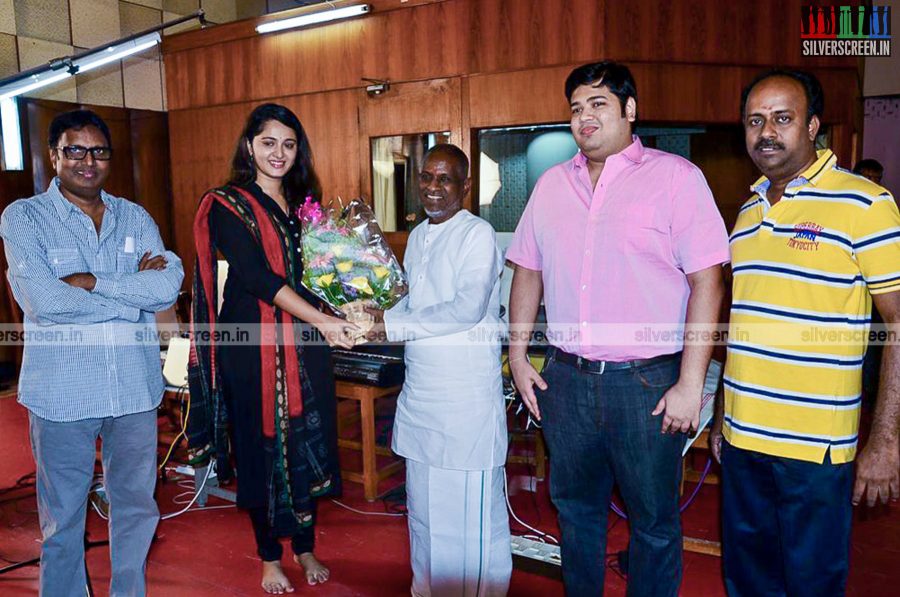 Anushka Meets Ilaiyaraaja