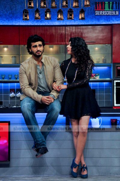 Arjun Kapoor on the sets of Farah Ki Daawat