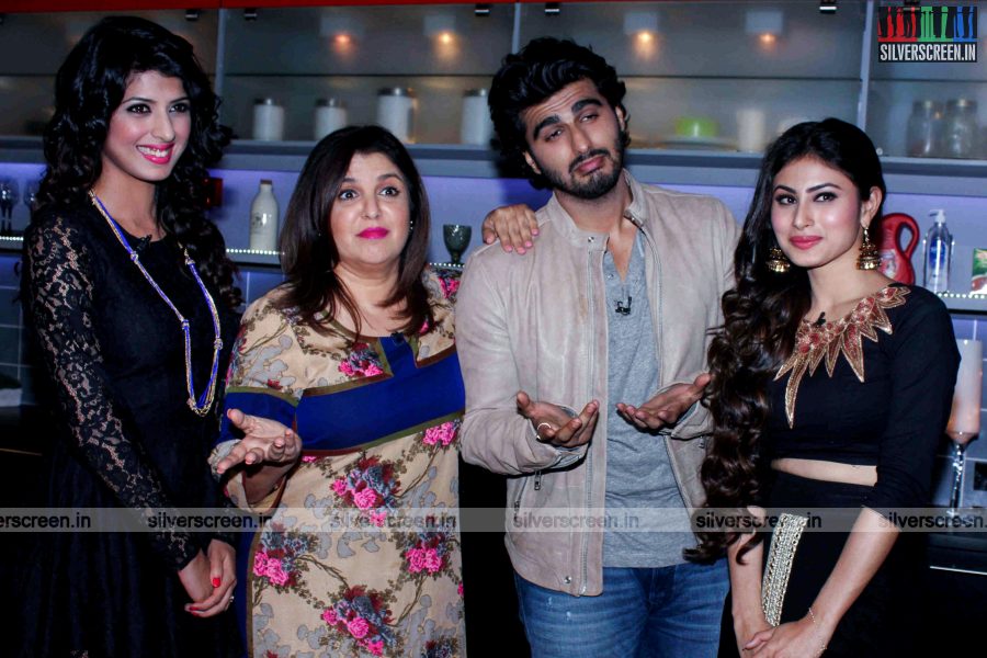 Arjun Kapoor on the sets of Farah Ki Daawat