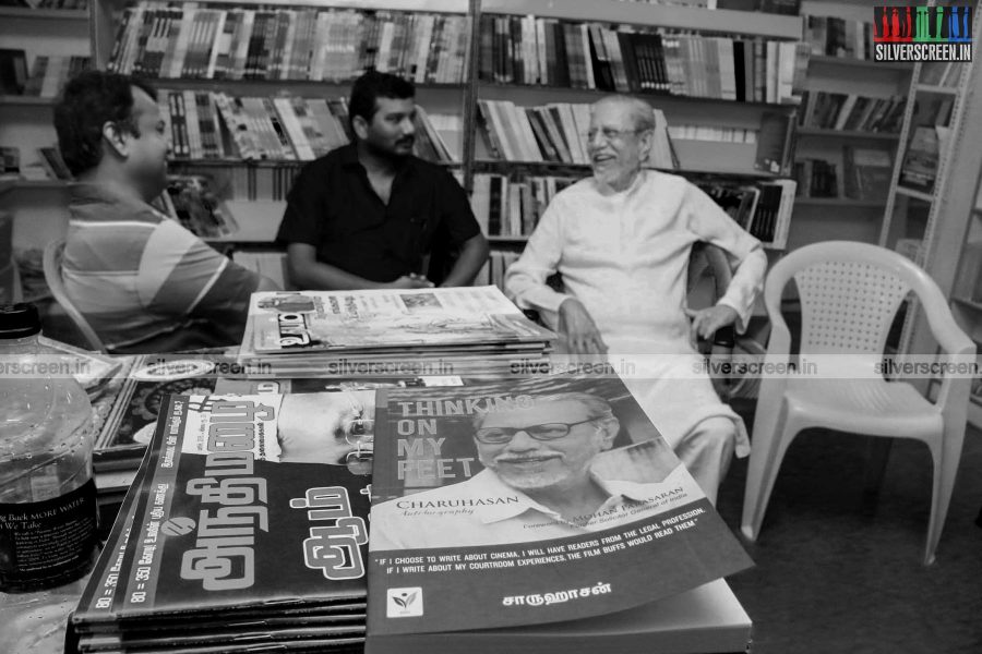 Charuhasan Launches Thinking On My Feet Book