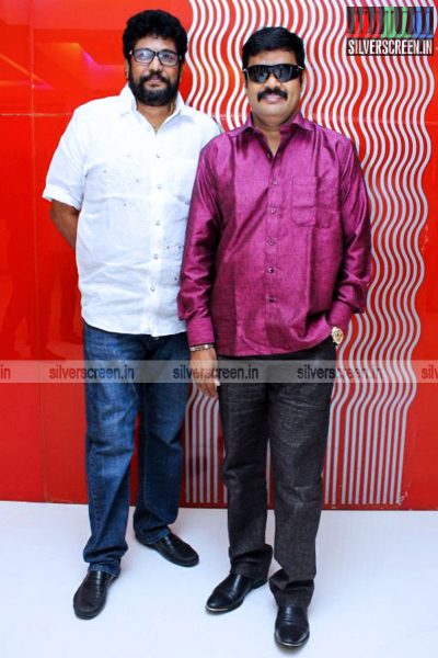Actor RK and Director Shaji Kailas at En Vazhi Thani Vazhi Press Show