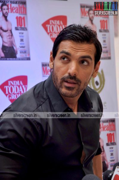 John Abraham at the Launh of Men's Health Magazine