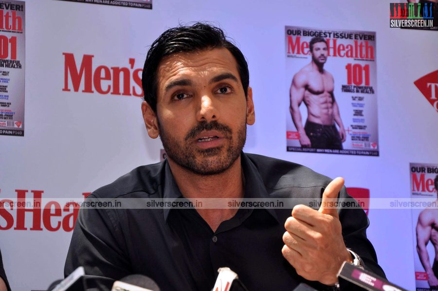 John Abraham at the Launh of Men's Health Magazine