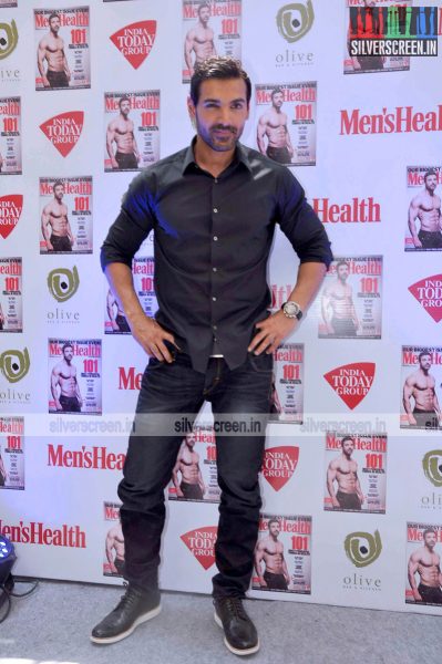 John Abraham at the Launh of Men's Health Magazine