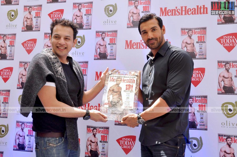 John Abraham at the Launh of Men's Health Magazine