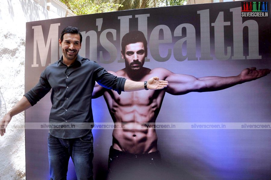 John Abraham at the Launh of Men's Health Magazine