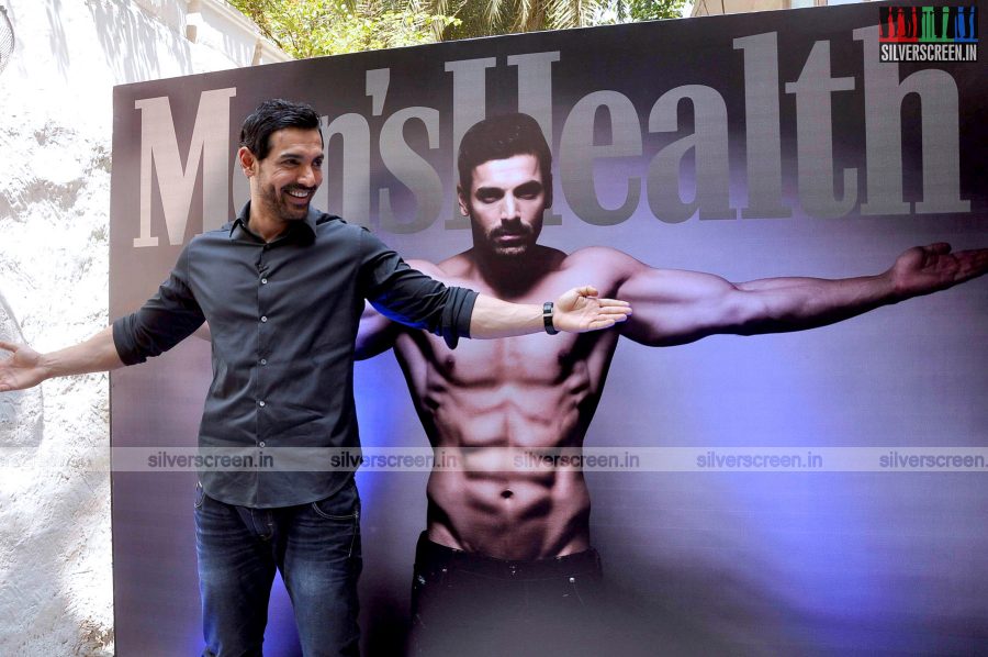 John Abraham at the Launh of Men's Health Magazine