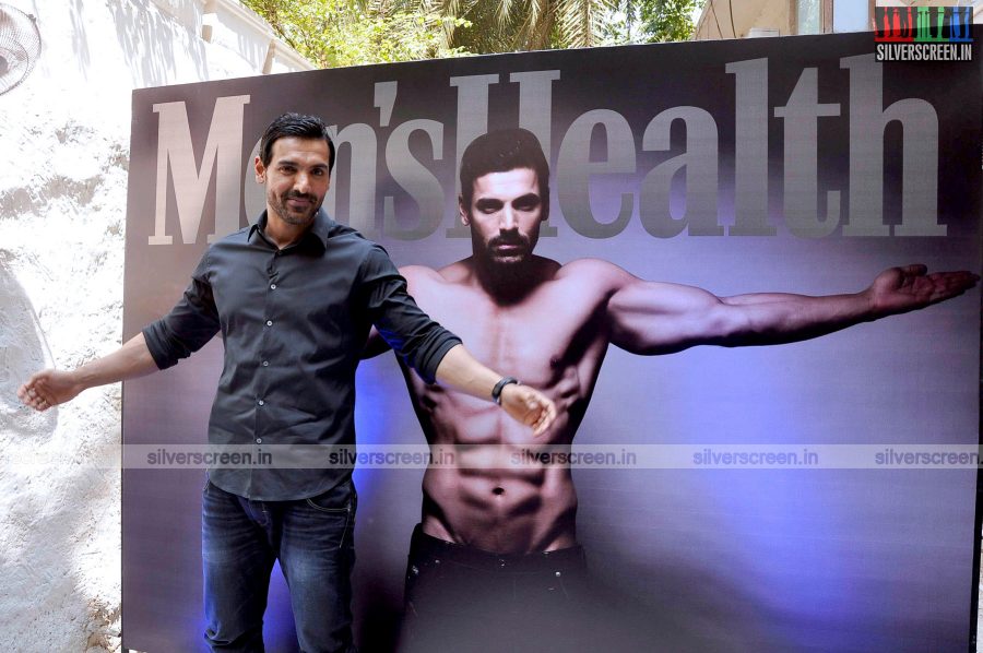 John Abraham at the Launh of Men's Health Magazine