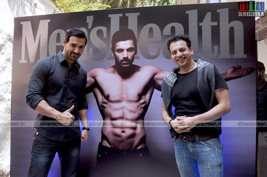 John Abraham at the Launh of Men's Health Magazine