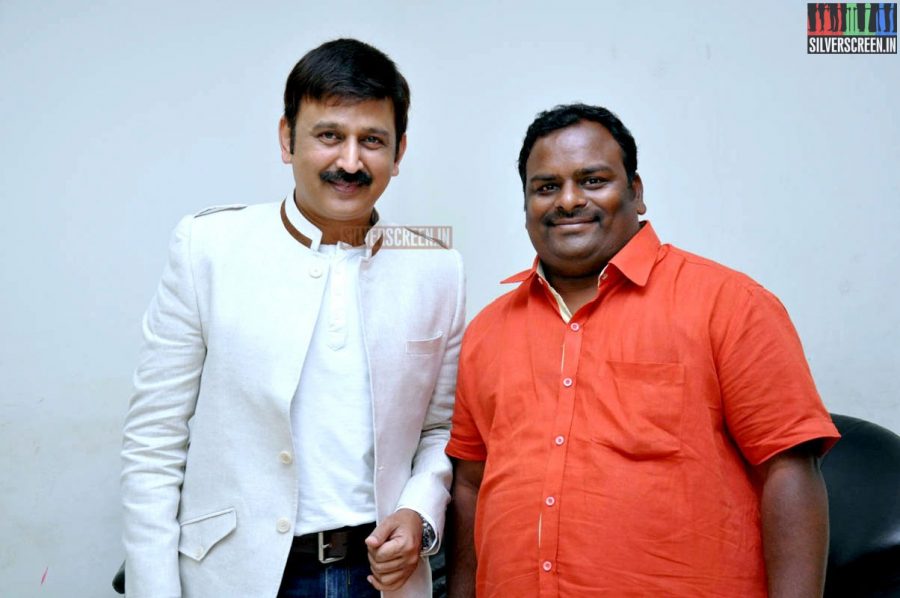 Ramesh Aravind and Gouthami at the Uttama Villain Telugu Audio Launch Photos