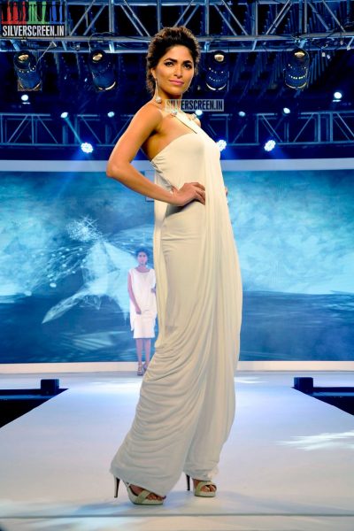 Models walk the ramp at the Birla Cellulose LIVA launch featuring Kangana Ranaut