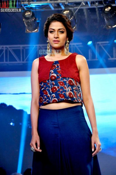 Models walk the ramp at the Birla Cellulose LIVA launch featuring Kangana Ranaut