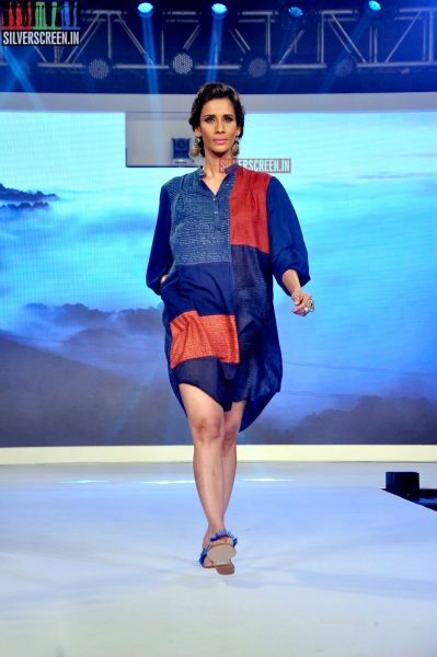 Models walk the ramp at the Birla Cellulose LIVA launch featuring Kangana Ranaut