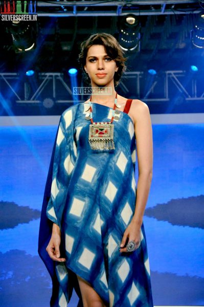 Models walk the ramp at the Birla Cellulose LIVA launch featuring Kangana Ranaut