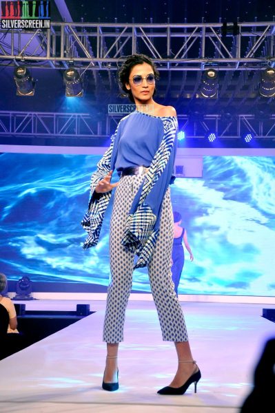 Models walk the ramp at the Birla Cellulose LIVA launch featuring Kangana Ranaut