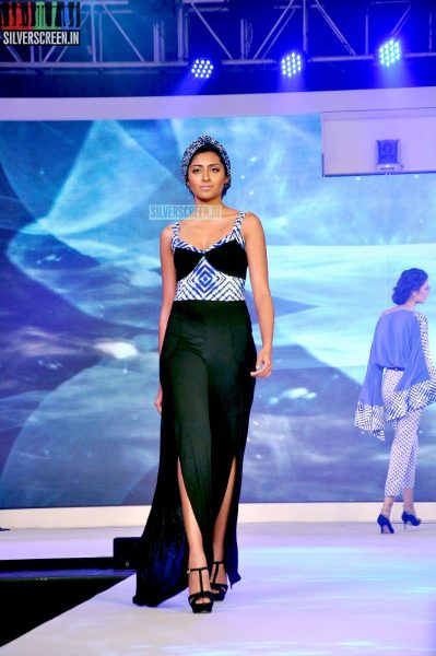 Models walk the ramp at the Birla Cellulose LIVA launch featuring Kangana Ranaut