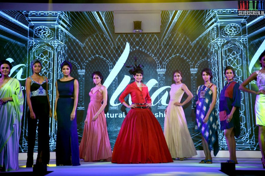 Kangana Ranaut walks the ramp for Birla Cellulose LIVA launch