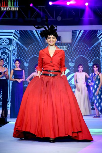 Kangana Ranaut walks the ramp for Birla Cellulose LIVA launch