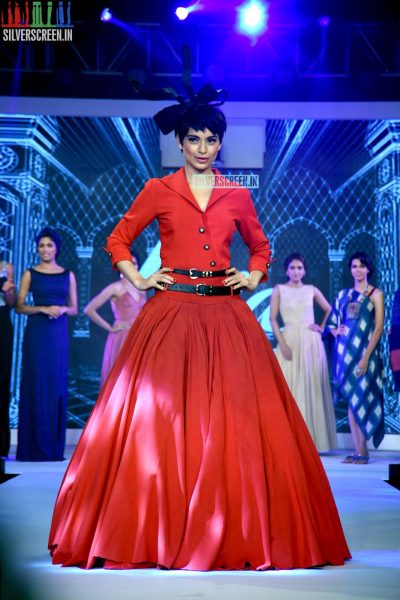 Kangana Ranaut walks the ramp for Birla Cellulose LIVA launch