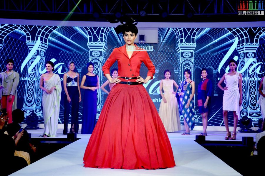 Kangana Ranaut walks the ramp for Birla Cellulose LIVA launch